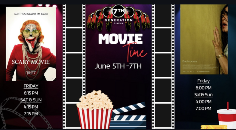 7th Generation Cinema Movie Showtimes (6/5-7/26)