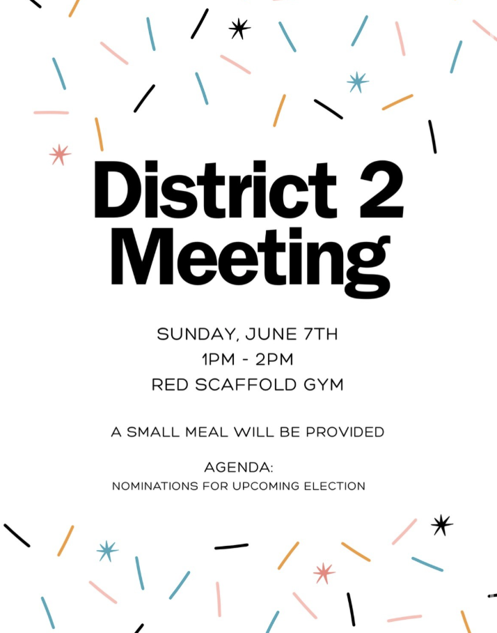District 2 Meeting