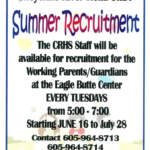 Summer Recruitment – Cheyenne River Head Start