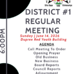 District #1 Regular Meeting
