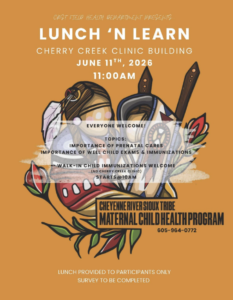 Lunch ‘N Learn – CRST Field Health Department