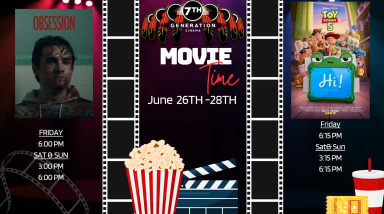 7th Generation Cinema Movie Showtimes (6/26-28/26) and a Free Movie Night to celebrate Victory Day! – CRST Chairman’s Office