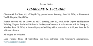 CRST Service Notice