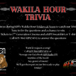 KIPI’s Wakila Hour Trivia