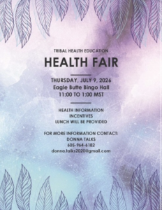 Eagle Butte Health Fair – Tribal Health