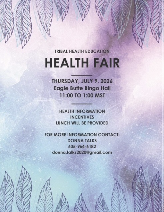 Eagle Butte Health Fair – Tribal Health