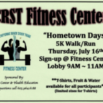 “Hometown Days” 5K Walk/Run – CRST Fitness Center