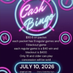 Cash Bingo – 2026 Canpa Wakpa Annual Wacipi Fundraiser