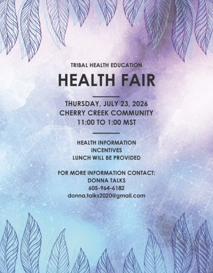 Cherry Creek Community Health Fair – Tribal Health Education
