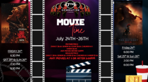 7th Generation Cinema Movie Showtimes (7/24-26/26)