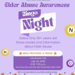 Elder Abuse Awareness – Bingo Night – Sacred Heart Center