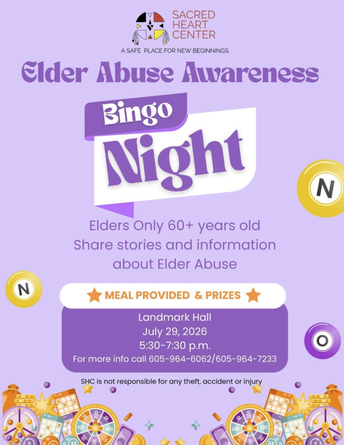Elder Abuse Awareness – Bingo Night – Sacred Heart Center